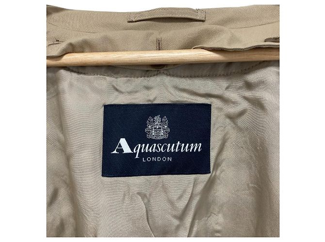 Autre Marque Trench Coat Aquascutum Beige - vista 8