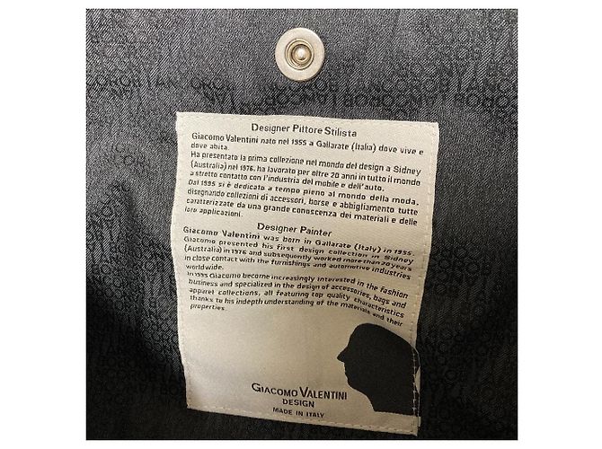 Autre Marque Pasta Orobianco em nylon e couro Preto - vista 9