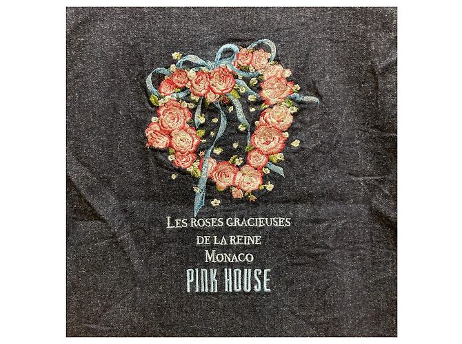 Autre Marque Chaleco vaquero bordado PINK HOUSE Azul - vista 6