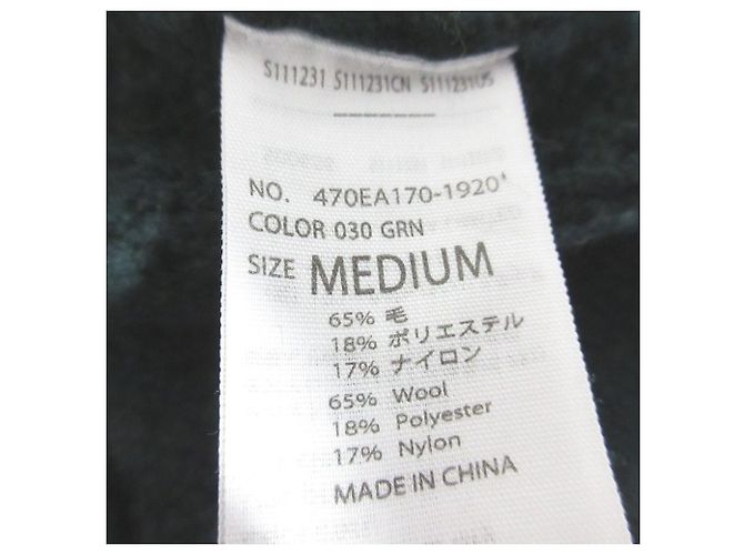 Autre Marque nagonstans Asymmetrischer Zopfstrickpullover Grün - Ansicht 6