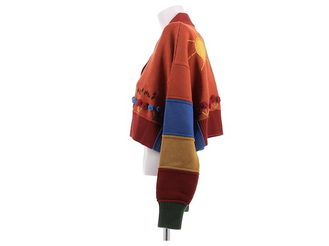 Alanui Roter Cardigan mit Mustern - Ansicht 4