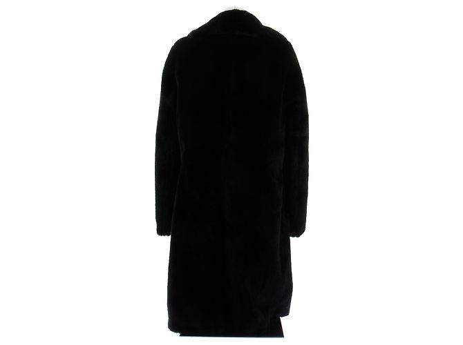 Herno Abrigo de piel negro - vista 2