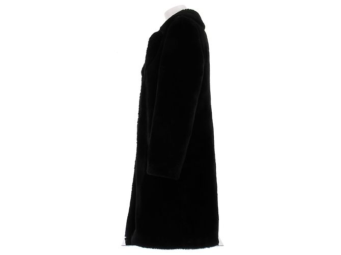 Herno Abrigo de piel negro - vista 4
