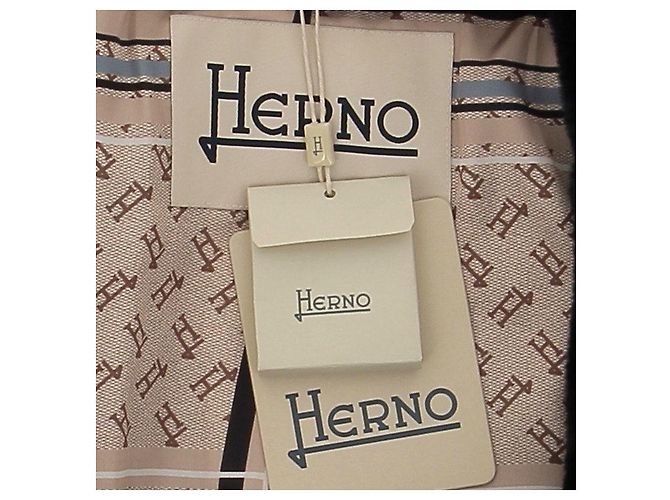 Herno Abrigo de piel negro - vista 6