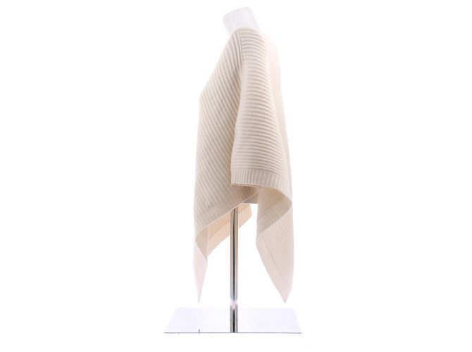 Max & Moi Kaschmir-Poncho in Creme Beige - Ansicht 4