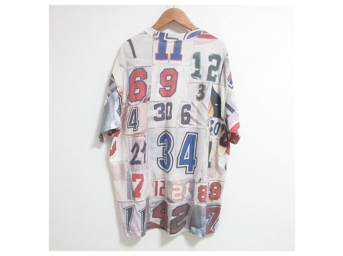 Supreme Jersey Collage S/S Top T-shirt Blanco - vista 2