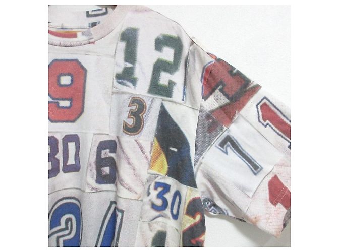 Supreme Jersey Collage S/S Top T-shirt Blanco - vista 4