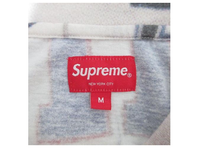Supreme Jersey Collage S/S Top T-shirt Blanco - vista 6
