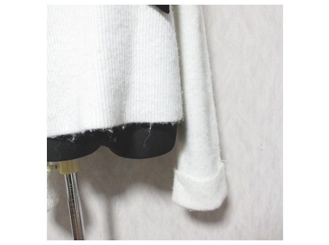 Autre Marque Apuweiser-riche Velour Ribbon Knit Blanco - vista 12