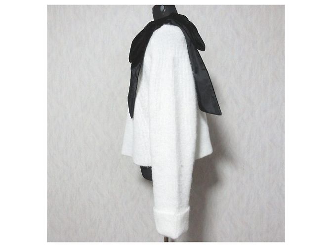 Autre Marque Apuweiser-riche Velour Ribbon Knit Blanco - vista 3