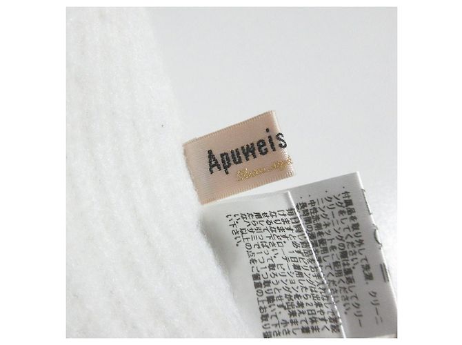 Autre Marque Apuweiser-riche Velour Ribbon Knit Blanco - vista 7
