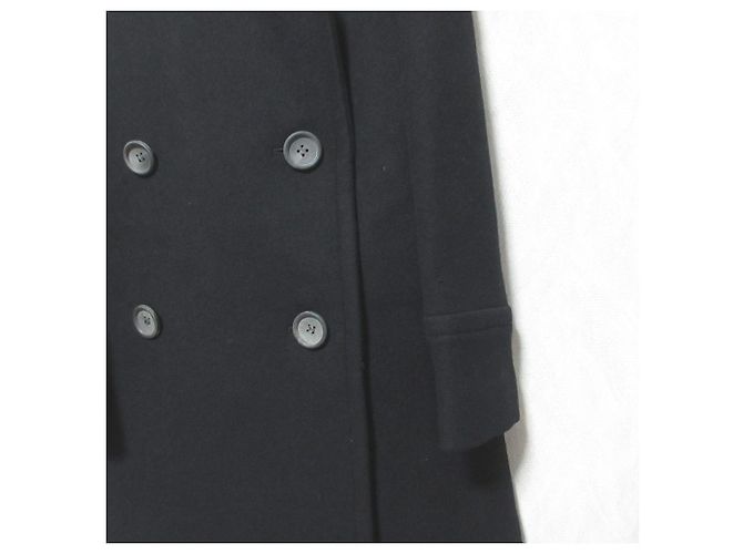 Autre Marque Abrigo de Melton THE RERACS Negro - vista 4