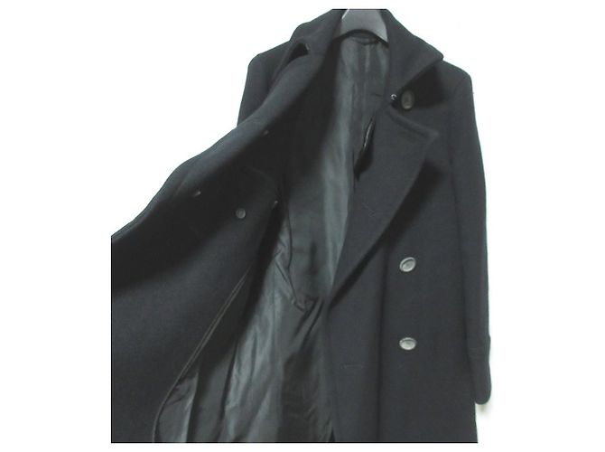 Autre Marque Abrigo de Melton THE RERACS Negro - vista 5