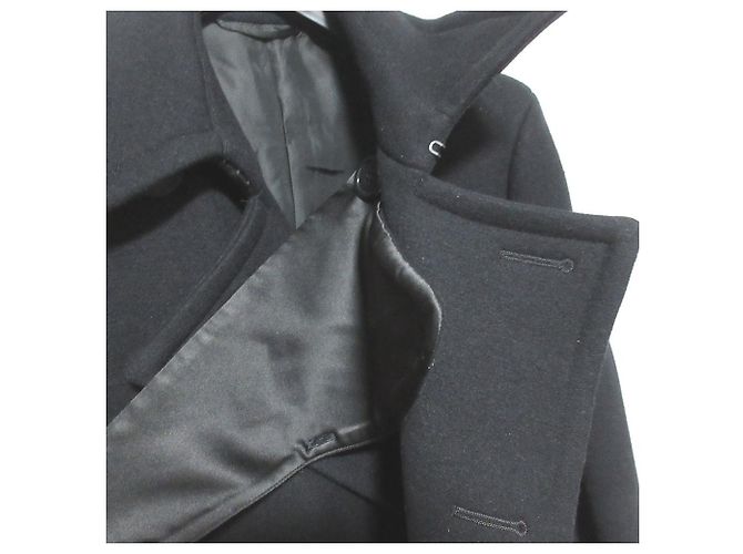 Autre Marque Abrigo de Melton THE RERACS Negro - vista 6