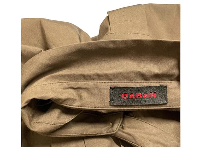Autre Marque Camicia in cotone e seta CABaN Marrone - vista 10