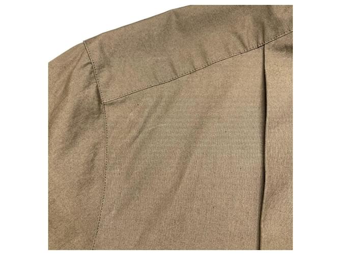 Autre Marque Camicia in cotone e seta CABaN Marrone - vista 12