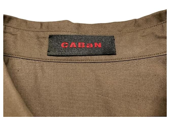 Autre Marque Camicia in cotone e seta CABaN Marrone - vista 5