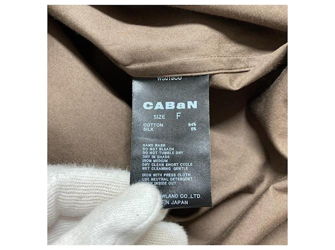 Autre Marque Camicia in cotone e seta CABaN Marrone - vista 6