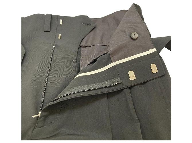 Autre Marque TOMORROWLAND .B Fine Wool Wide Pants Nero - vista 4