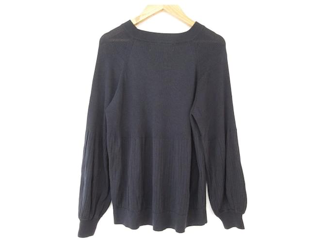 Autre Marque LILLY LYNQUE Rippstrick-Pullover Blau Marineblau - Ansicht 2