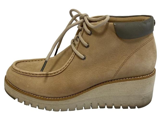 Autre Marque Stivaletti Cole Haan ZEROGRAND City Wedge Beige - vista 3