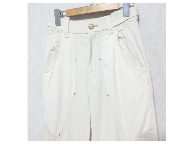 Autre Marque PUBLIC TOKYO Wide Pants Beige - vista 3