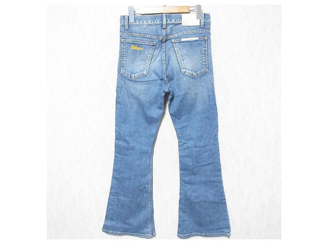 Autre Marque YOUNG & OLSEN Bestickte Denimhose Blau - Ansicht 2