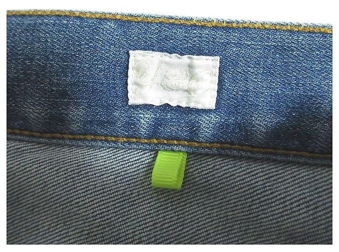 Autre Marque YOUNG & OLSEN Bestickte Denimhose Blau - Ansicht 7
