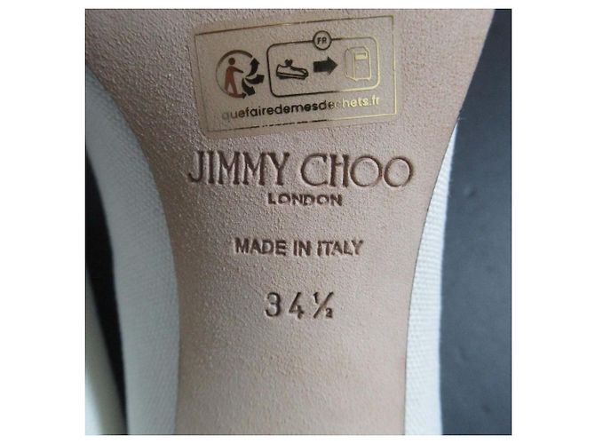 Escarpins Jimmy Choo EVIN65 Blanc - vue 9