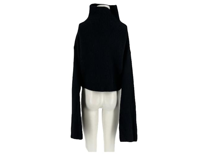 Autre Marque BAZILIKA Schwarzer Kaschmirstrickpullover - Ansicht 2