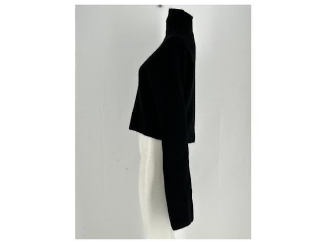 Autre Marque BAZILIKA Schwarzer Kaschmirstrickpullover - Ansicht 3