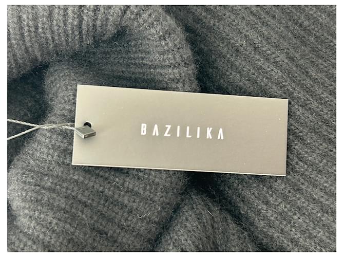 Autre Marque BAZILIKA Schwarzer Kaschmirstrickpullover - Ansicht 6