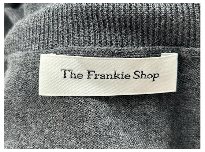 Autre Marque THE FRANKIE SHOP Strickpullover Grau Wolle - Ansicht 5