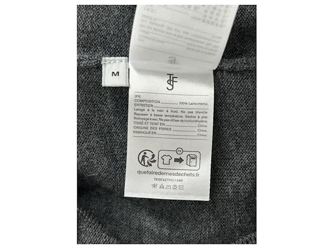 Autre Marque THE FRANKIE SHOP Strickpullover Grau Wolle - Ansicht 6