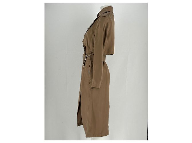 Alexander Wang Trench beige avec piercings - view 3