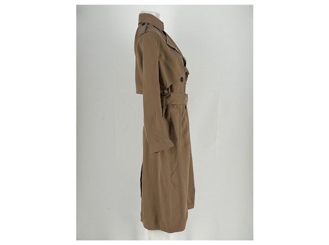 Alexander Wang Trench beige avec piercings - view 4