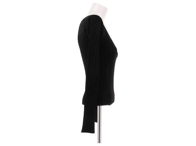 Top negro Jacquemus de viscosa - vista 3