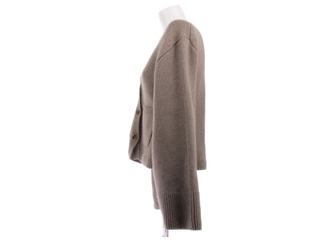 Khaite Strickjacke aus Kaschmir braun - Ansicht 4