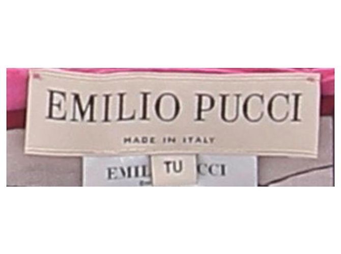 Sciarpa Emilio Pucci in cotone rosa - vista 3