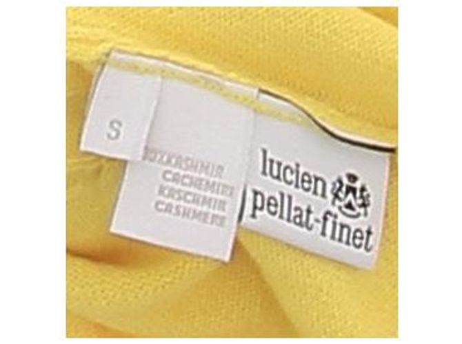 Autre Marque Gelber Kaschmirpullover LUCIEN PELLAT-FINET S - Ansicht 6