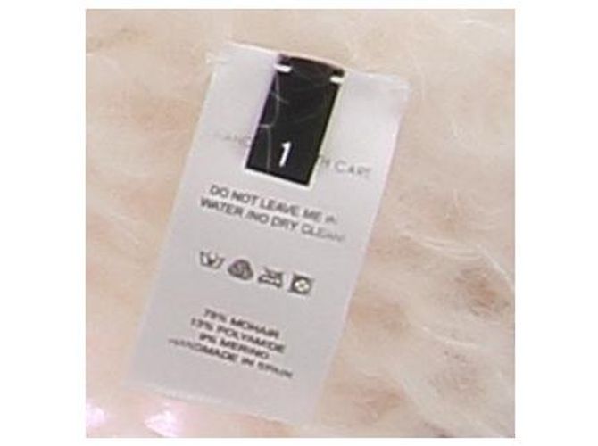 Autre Marque Oversize-Cardigan aus Mohair Weiß - Ansicht 5