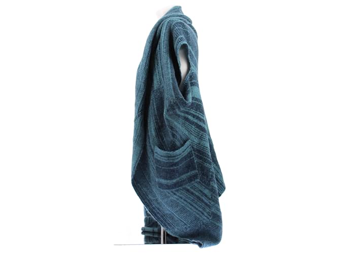 Autre Marque Oversize ärmelloser blauer Pullover - Ansicht 4