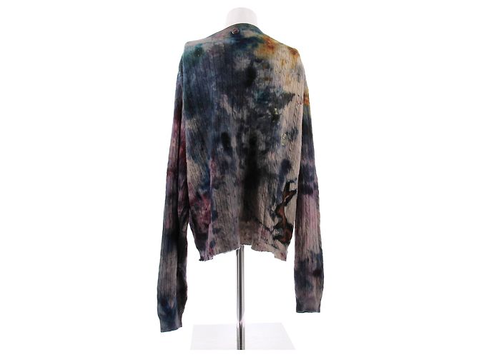 Autre Marque Tie-Dye-Kaschmir-Cardigan Mehrfarben - Ansicht 2