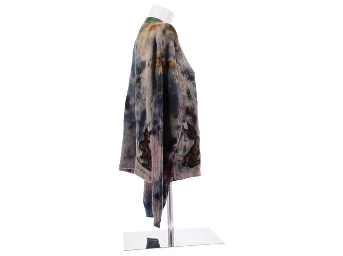 Autre Marque Tie-Dye-Kaschmir-Cardigan Mehrfarben - Ansicht 4