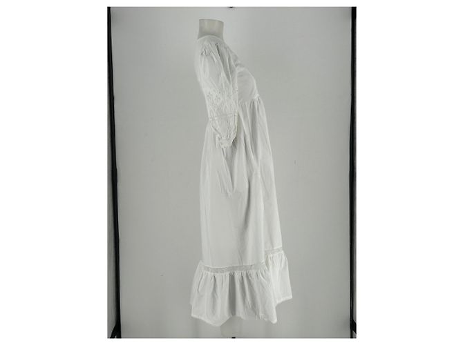 Weekend Max Mara Robe blanche avec broderies - vue 4