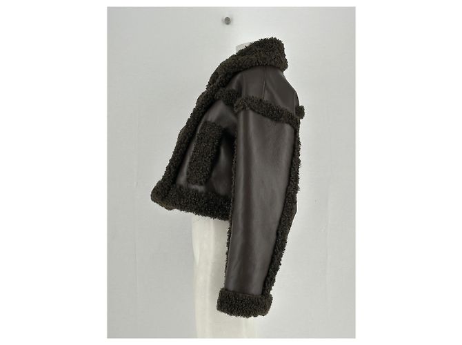 Autre Marque Giacca corta marrone STAND STUDIO - vista 3