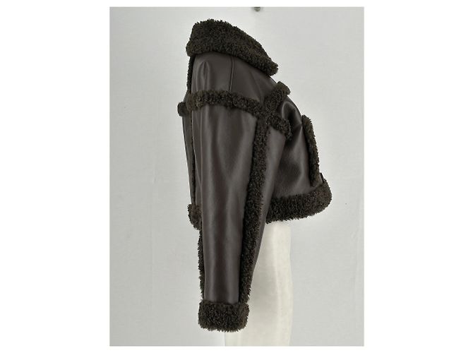 Autre Marque Giacca corta marrone STAND STUDIO - vista 4
