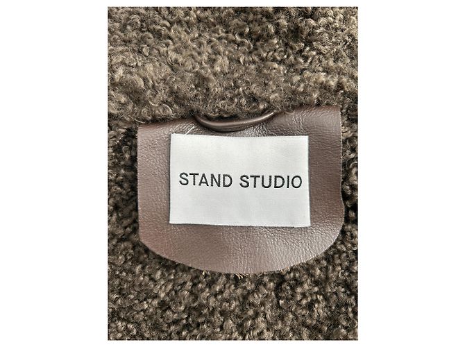 Autre Marque Giacca corta marrone STAND STUDIO - vista 5