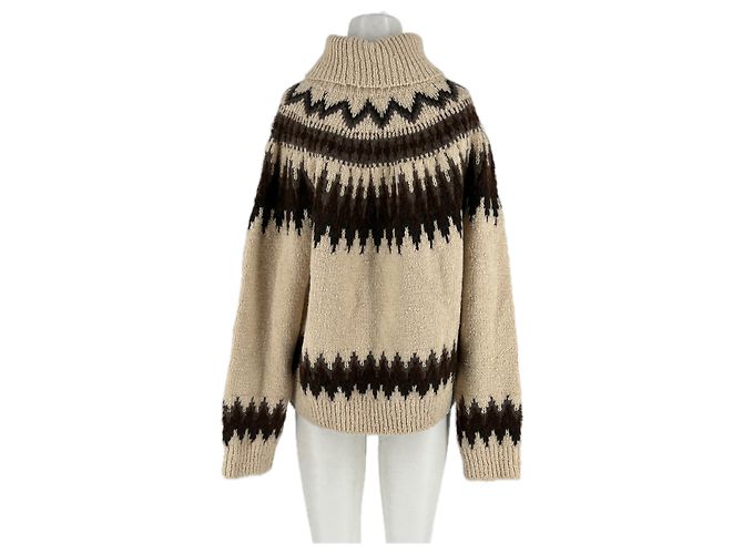 Polo Ralph Lauren Rollkragenpullover Beige Wolle - Ansicht 2