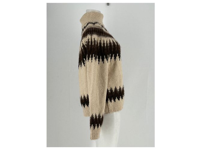 Polo Ralph Lauren Rollkragenpullover Beige Wolle - Ansicht 4